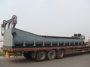 螺旋洗石機發貨現場