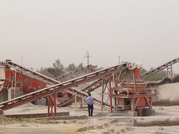 山東青島制砂生產現場