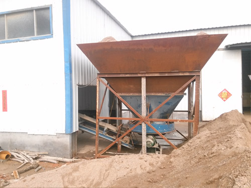 河南焦作河沙烘干現(xiàn)場(chǎng)