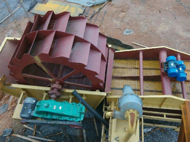 廣西高效輪斗洗砂機現(xiàn)場