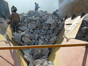 河北石料生產線現場