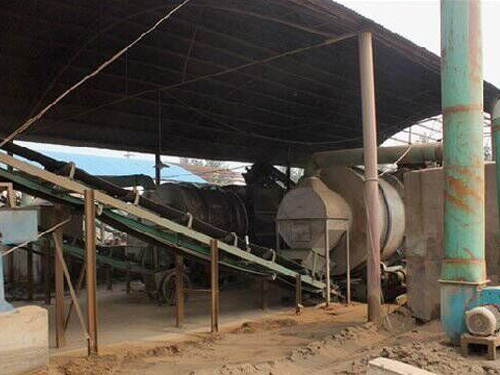 北京時產20噸河沙烘干線