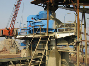 甘肅平涼VSI沖擊式制砂機現場