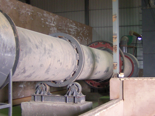 連云港烘干礦砂客戶現場