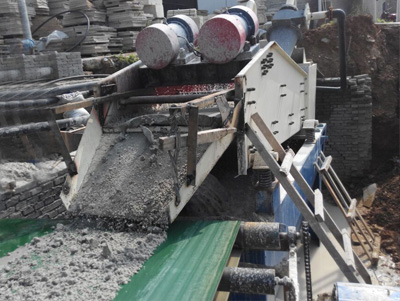 北京細砂回收機客戶現場